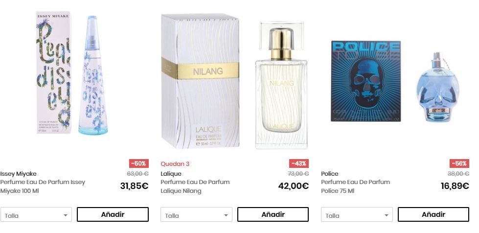 perfumes baratos